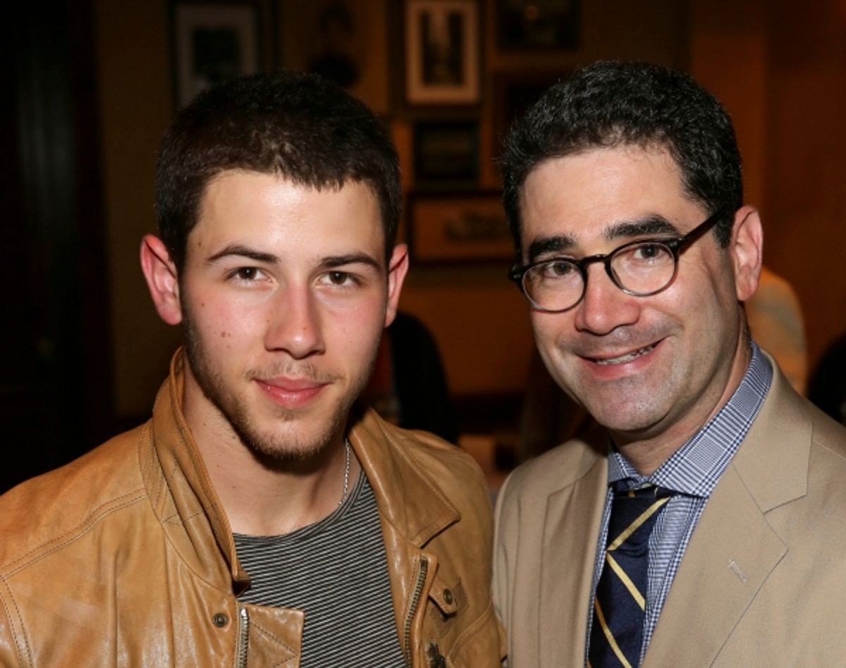Nick Jonas, Jonathan Tolins at 