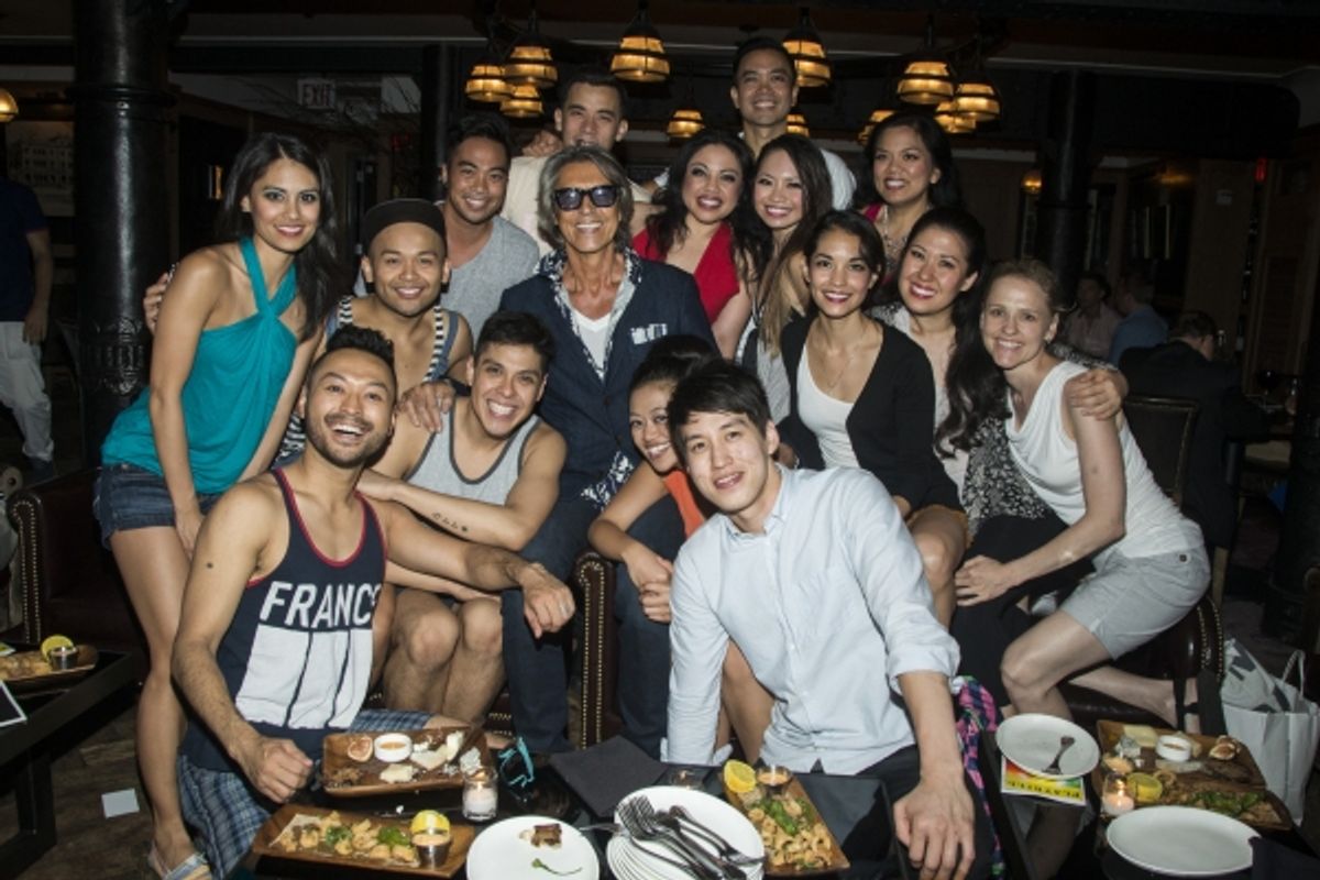 Tommy Tune & HERE LIES LOVE Cast at 