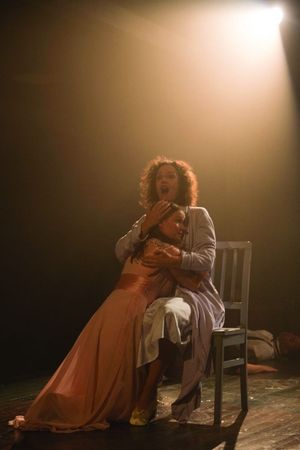 Barbara Walsh as Margaret White and Emily Zickler as Carrie White Photo