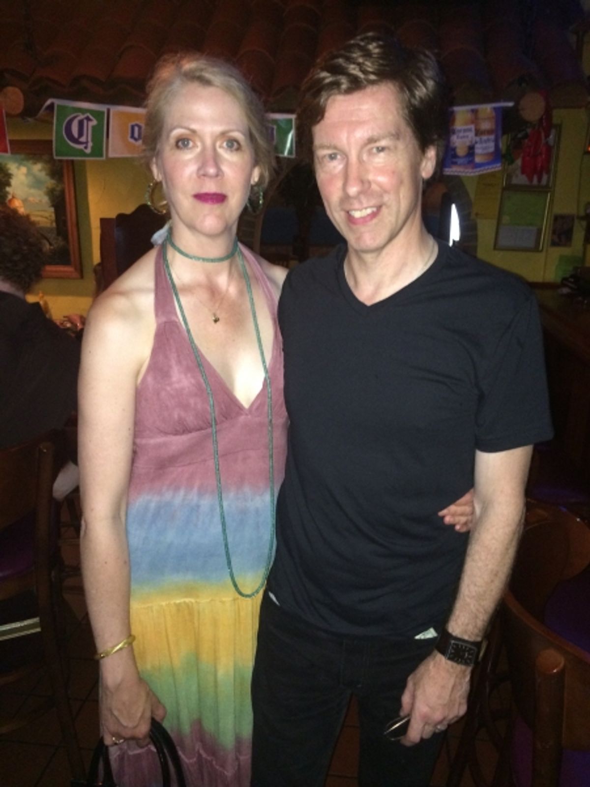 Patrice Egleston and Nick Sandys at 