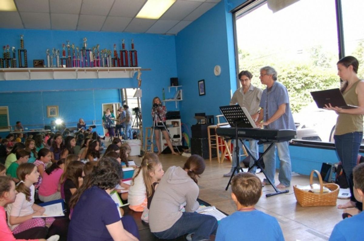 Michael Unger, Jeff Saver, and Cast at 