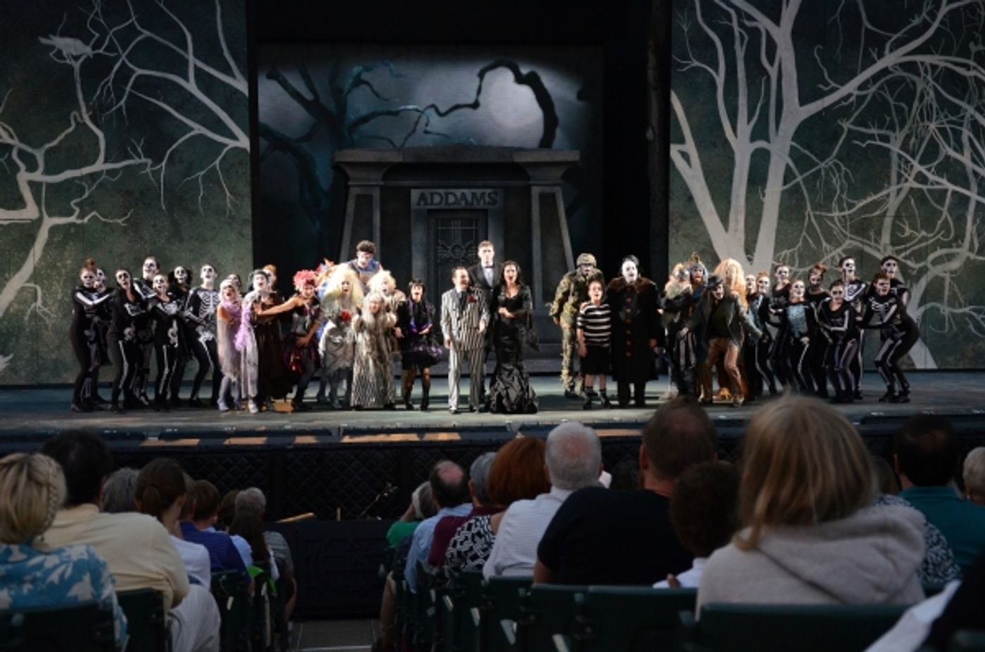 Photo Flash: First Look at Rob McClure, Jenny Powers and More in The Muny's ADDAMS FAMILY  Image