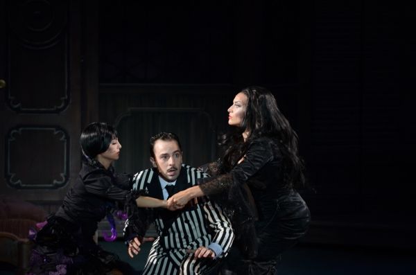 Sara Kapner, Rob McClure and Jenny Powers Photo