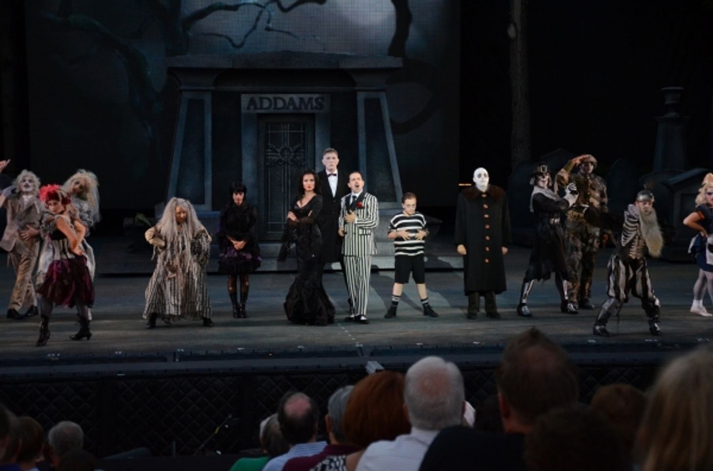 Photo Flash: First Look at Rob McClure, Jenny Powers and More in The Muny's ADDAMS FAMILY  Image