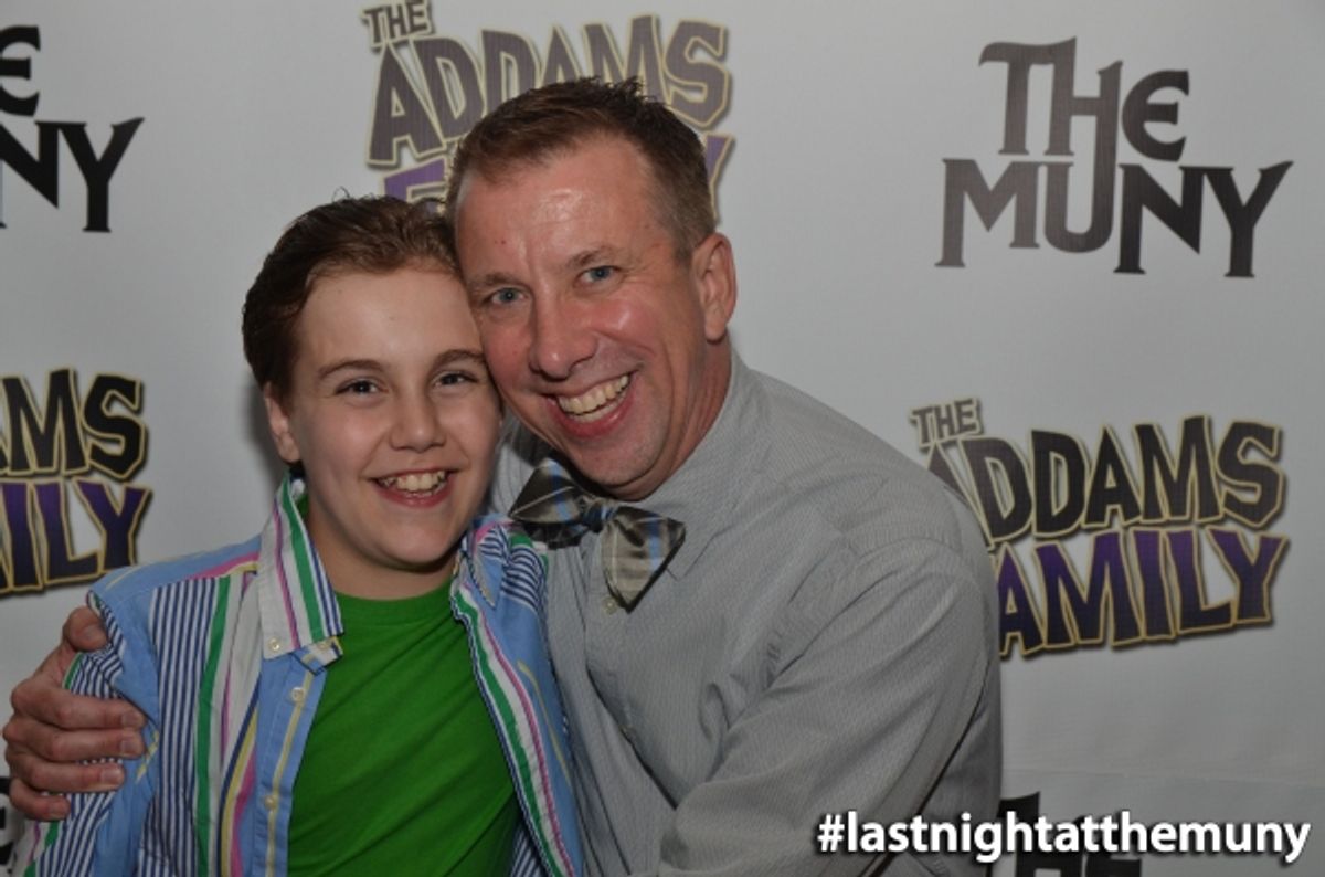 Michael Harp with Castmate  at 
