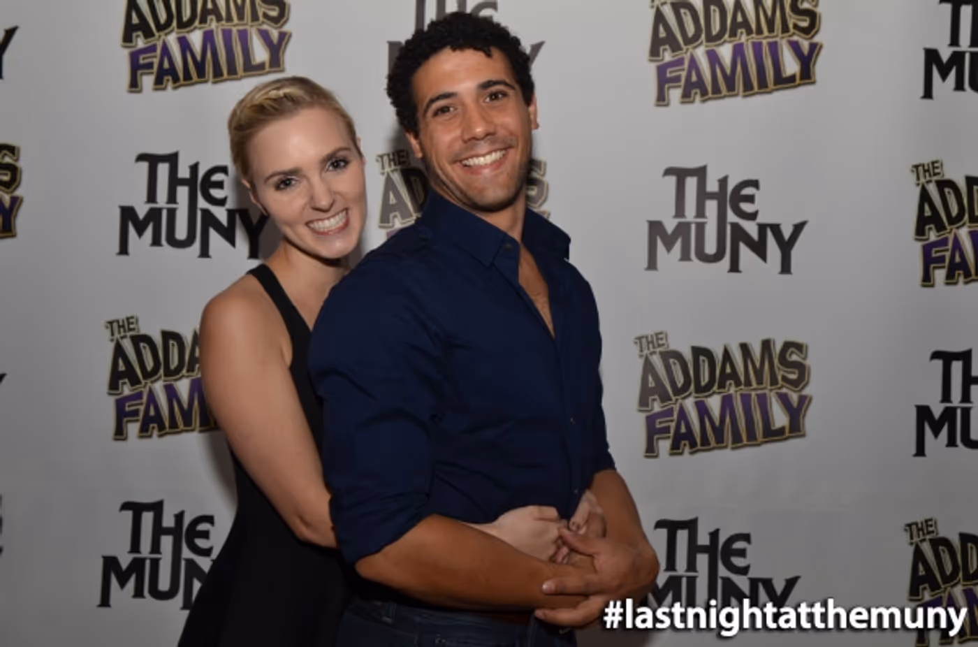Photo Flash: Rob McClure, Jenny Powers at More at Opening Night of THE ADDAMS FAMILY at The MUNY Image