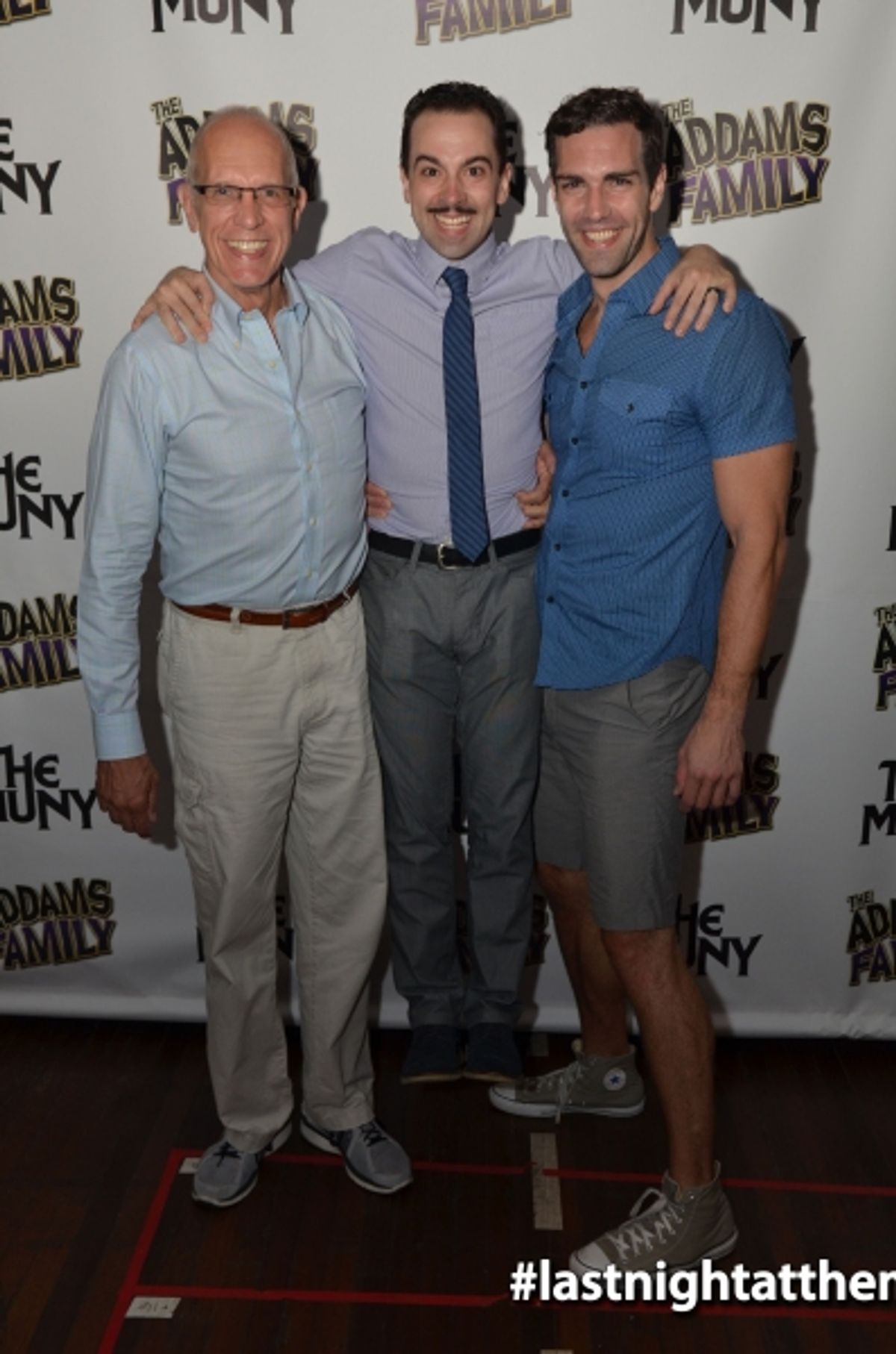 Rob McClure with Cast Members at 