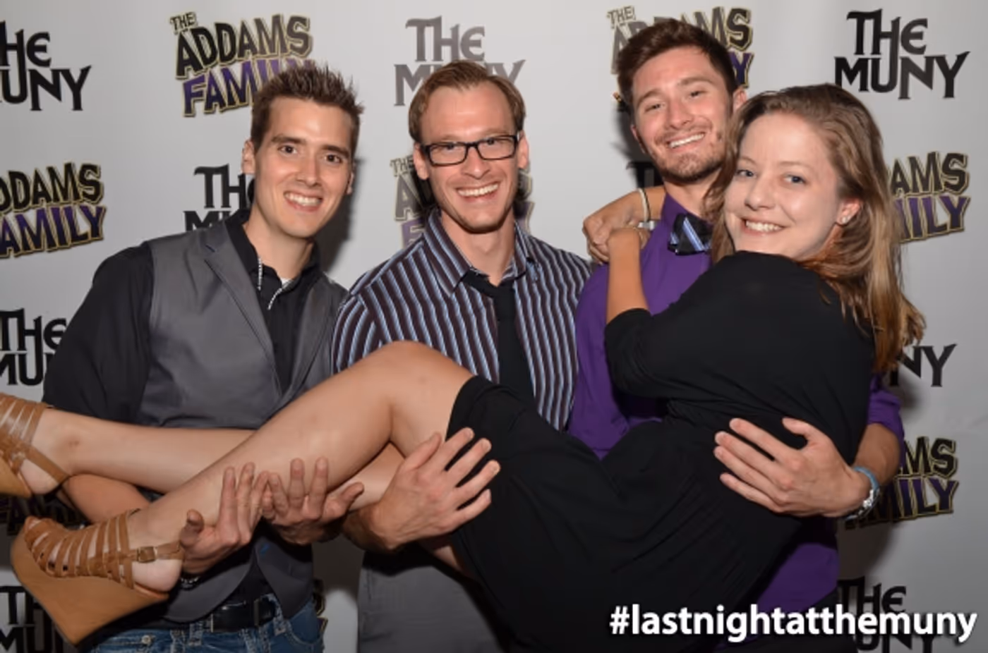 Photo Flash: Rob McClure, Jenny Powers at More at Opening Night of THE ADDAMS FAMILY at The MUNY Image