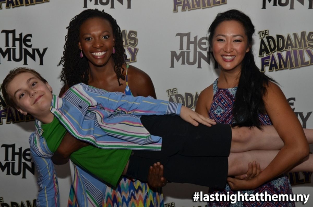 Michael Harp with Castmates at 