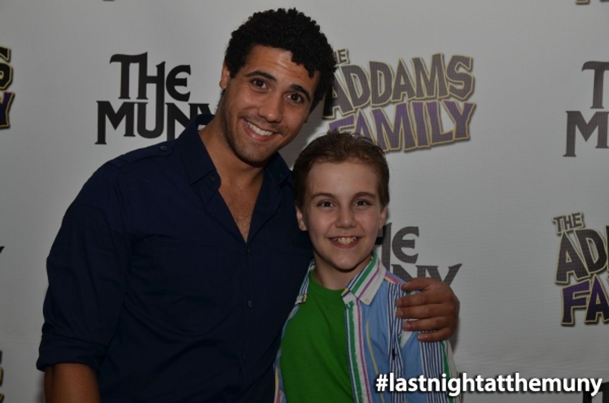 Michael Harp with Castmate at 