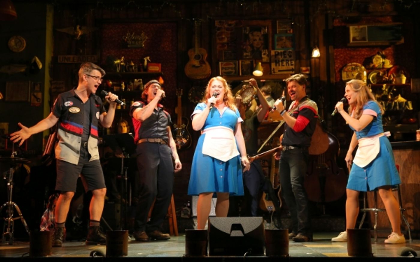 Photo Flash: First Look at Hunter Foster, Katie Thompson, Mamie Parris & More in Encores! PUMP BOYS AND DINETTES!  Image