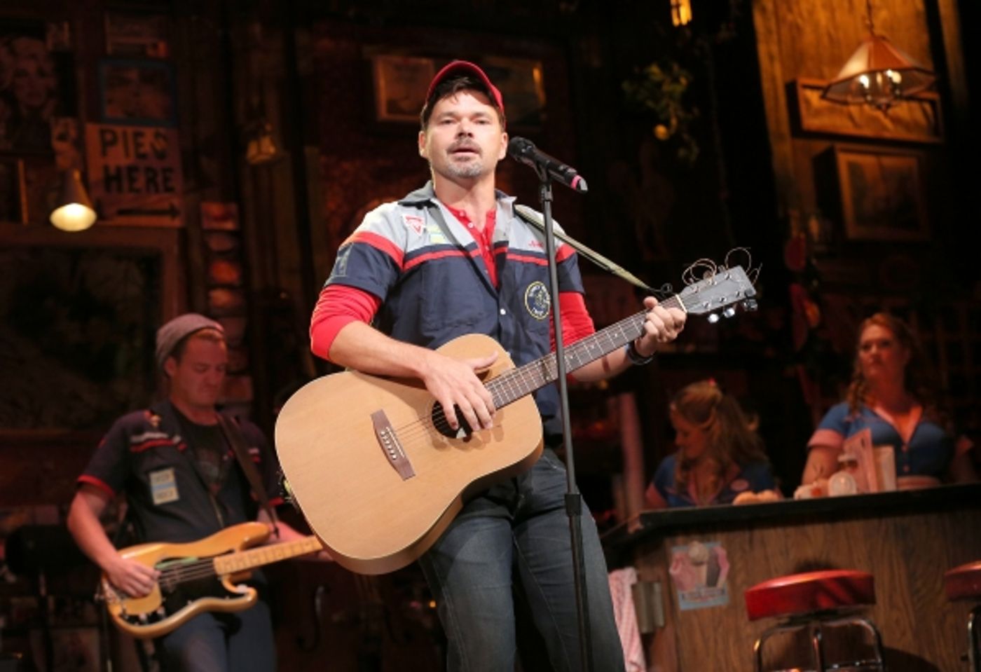 Photo Flash: First Look at Hunter Foster, Katie Thompson, Mamie Parris & More in Encores! PUMP BOYS AND DINETTES!  Image