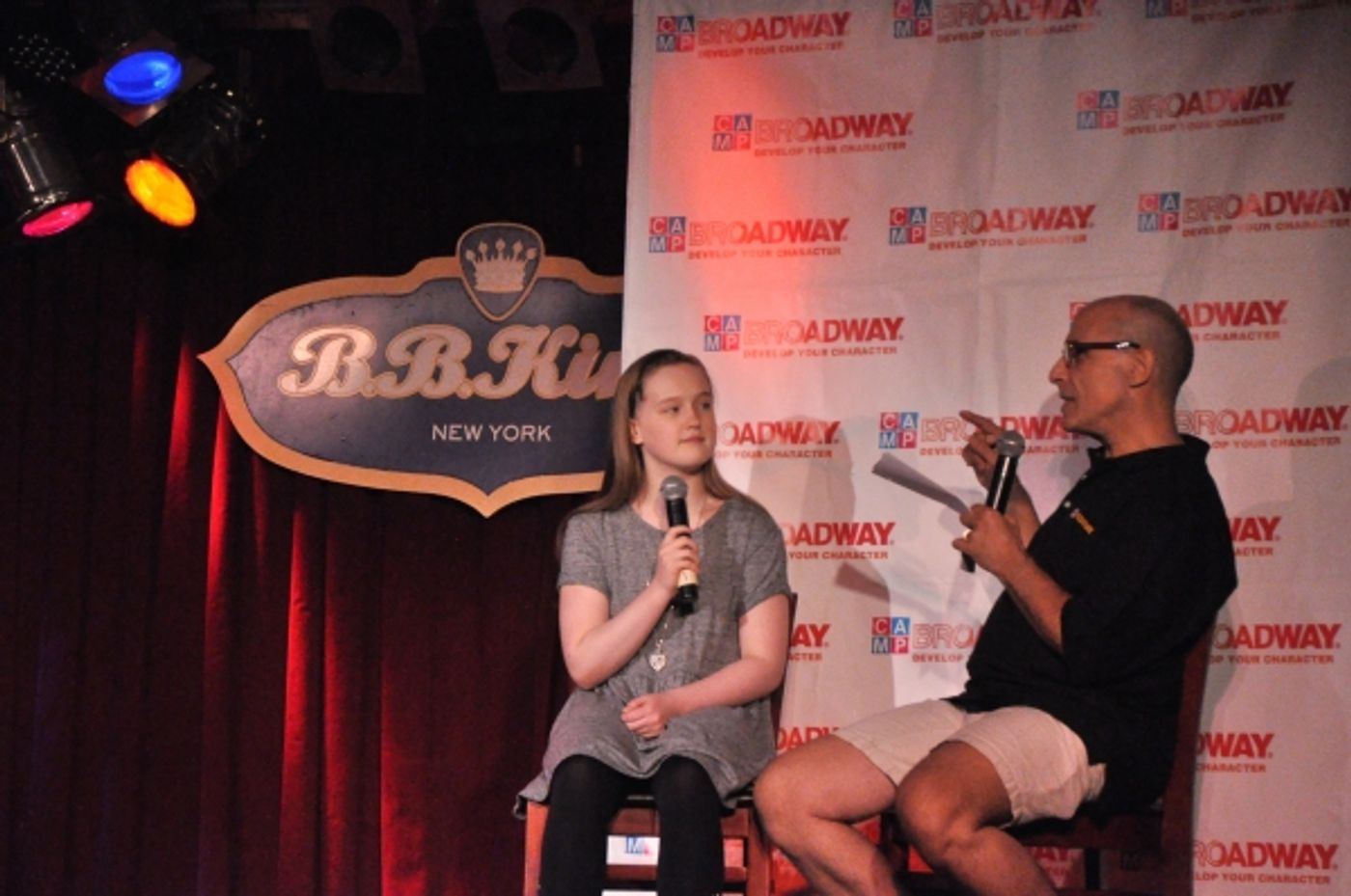 Photo Coverage: VIOLET's Emma Howard Meets with Camp Broadway Kids  Image
