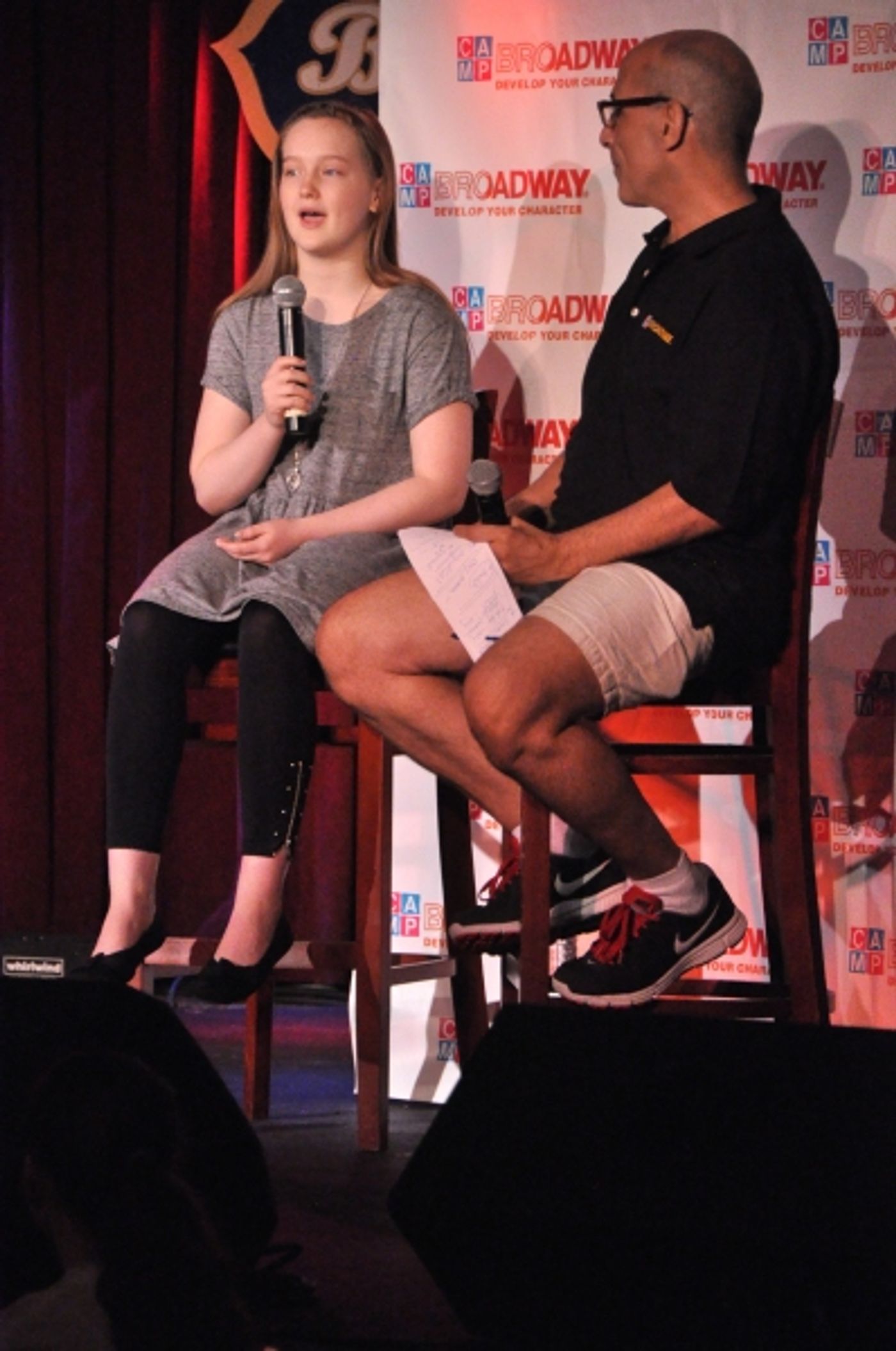 Photo Coverage: VIOLET's Emma Howard Meets with Camp Broadway Kids  Image