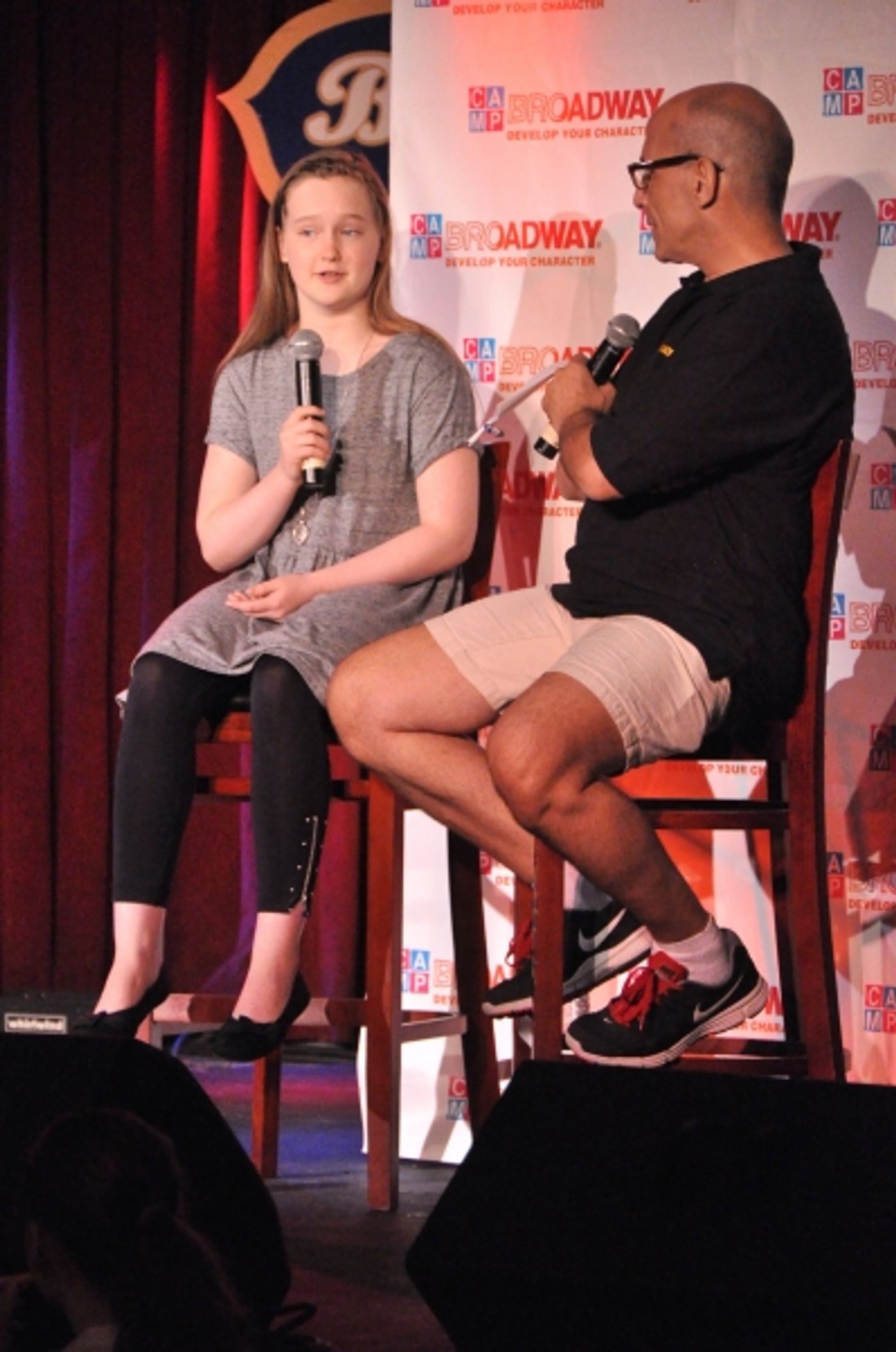Photo Coverage: VIOLET's Emma Howard Meets with Camp Broadway Kids  Image