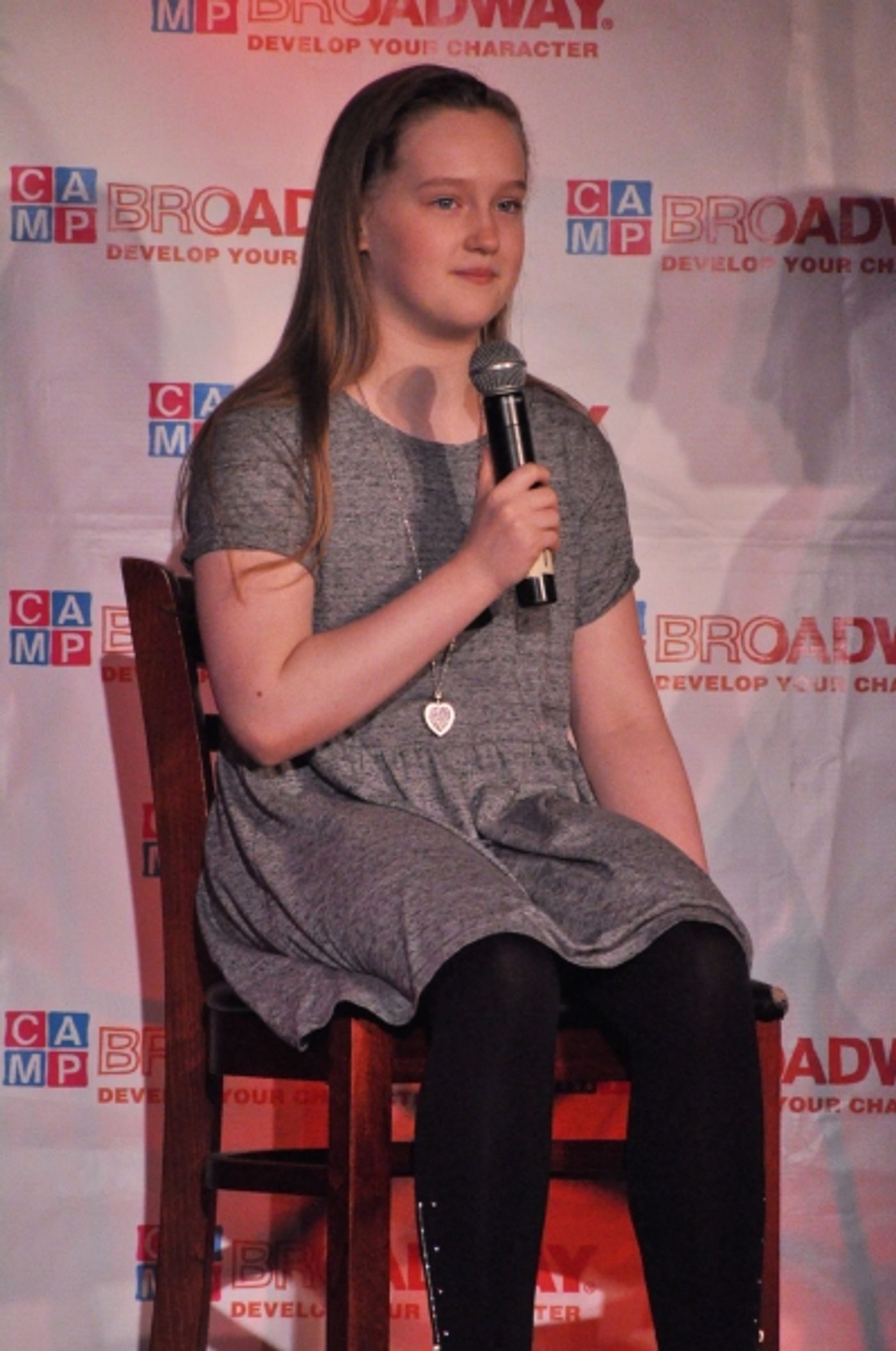 Photo Coverage: VIOLET's Emma Howard Meets with Camp Broadway Kids  Image