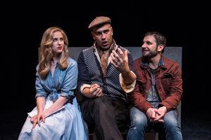 Samantha Strelitz as Cara, Penny Bittone as Director and Derek Ahonen as Douglas @ BroadwayWorld Samantha Strelitz as Cara, Penny Bittone as Director and Derek Ahonen as Douglas Photo