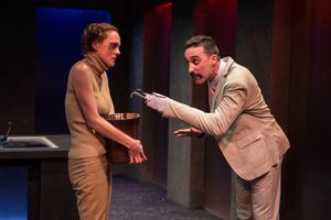 Sarah Lemp as Jessica and Matthew Pilieci as Clinton Smiles @ BroadwayWorld Sarah Lemp as Jessica and Matthew Pilieci as Clinton Smiles Photo