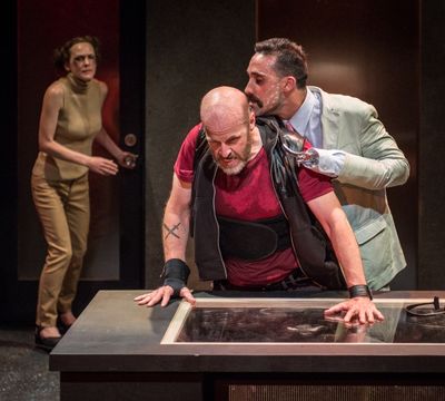 Sarah Lemp as Jessica, Mark Roberts as Jack Story and Matthew Pilieci as Clinton Smil Photo