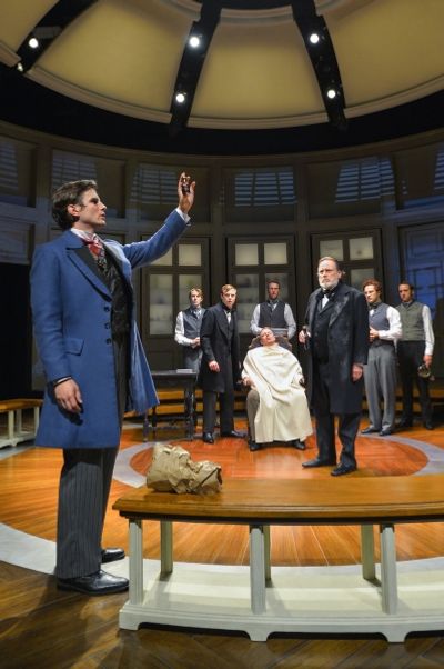 Tom Patterson (front) with cast members of La Jolla PlayhouseÃ¢â‚¬â„¢s prod Photo