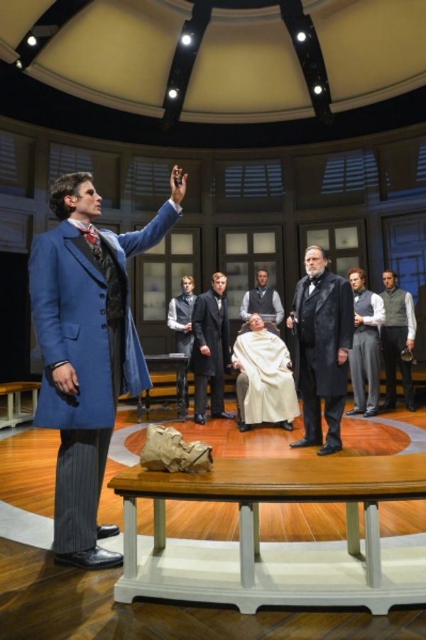 Tom Patterson (front) with cast members of La Jolla PlayhouseÃ¢â‚¬â„¢s prod Photo