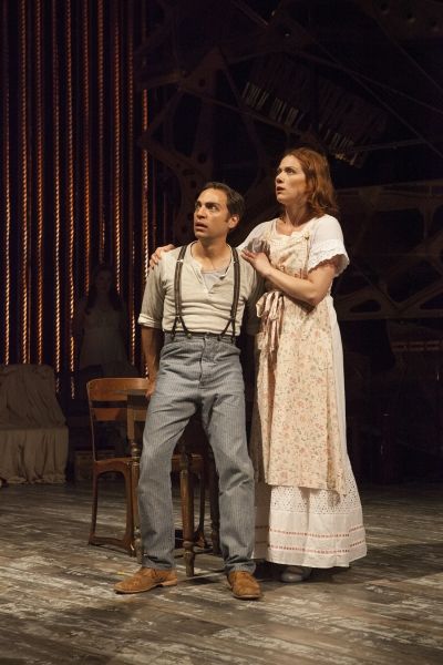 Ben Steinfeld as Baker and Jessie Austrian as Baker''s Wife Photo