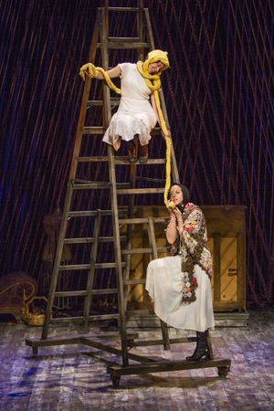 Emily Young as Rapunzel and Alison Cimmet as Witch @ BroadwayWorld Emily Young as Rapunzel and Alison Cimmet as Witch Photo
