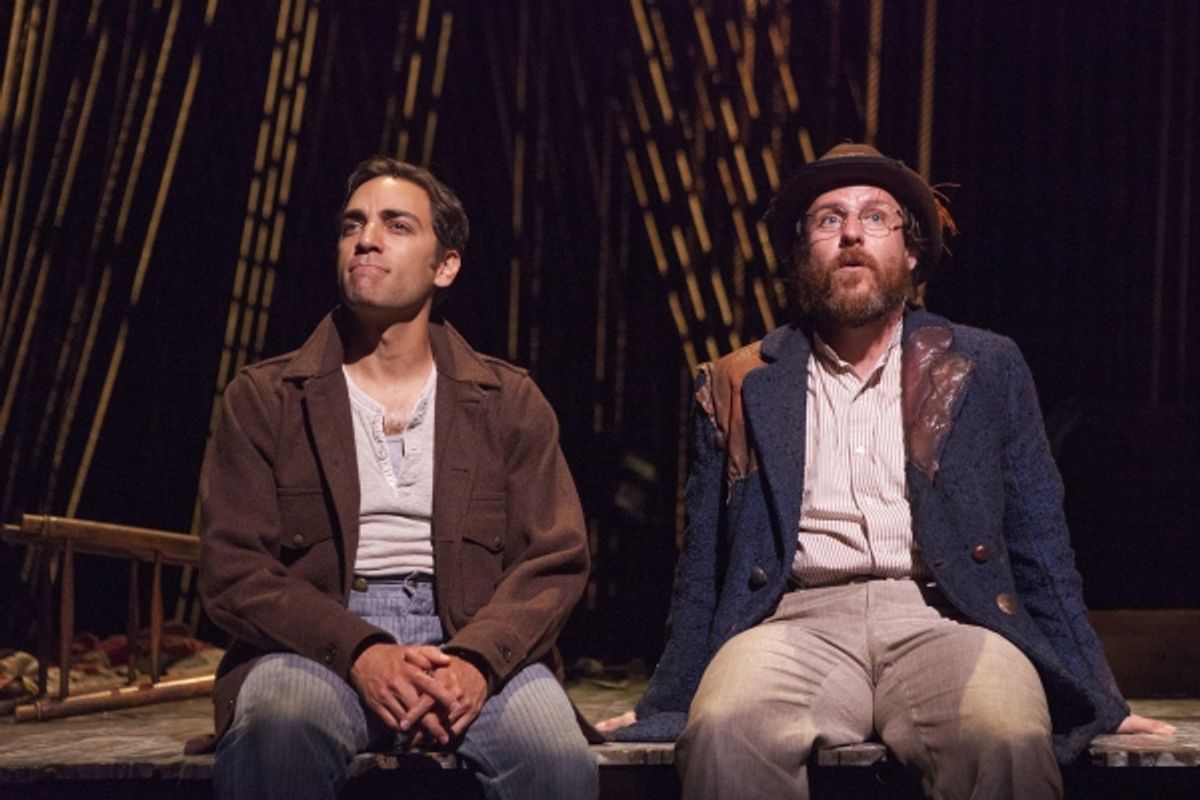 Ben Steinfeld as Baker and Paul L. Coffey as Mysterious Man at 