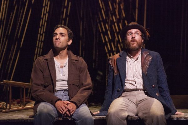 Ben Steinfeld as Baker and Paul L. Coffey as Mysterious Man Photo