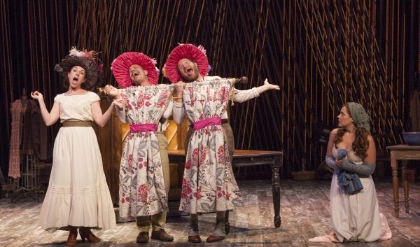Liz Hayes as Cinderella''s Stepmother, Noah Brody as Lucinda, Andy Grotelueschen as F Photo