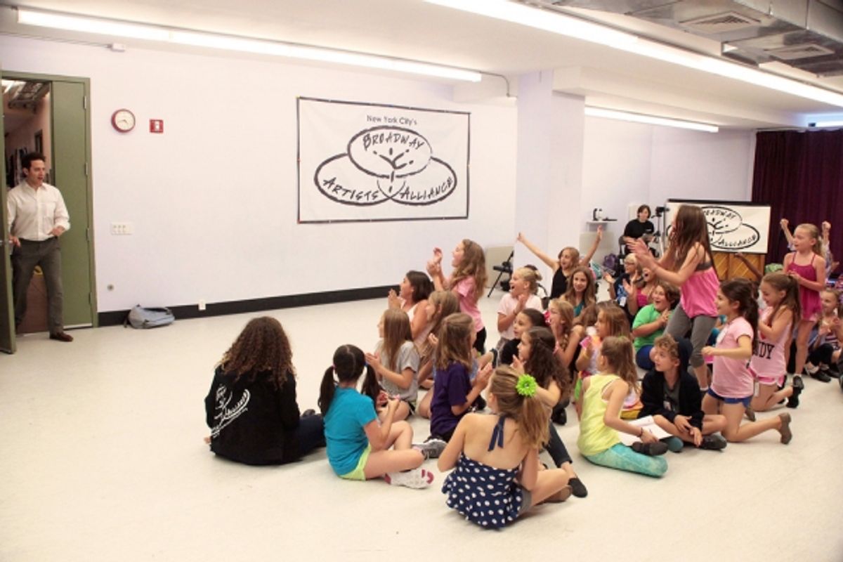 Santino Fontana & Students at 