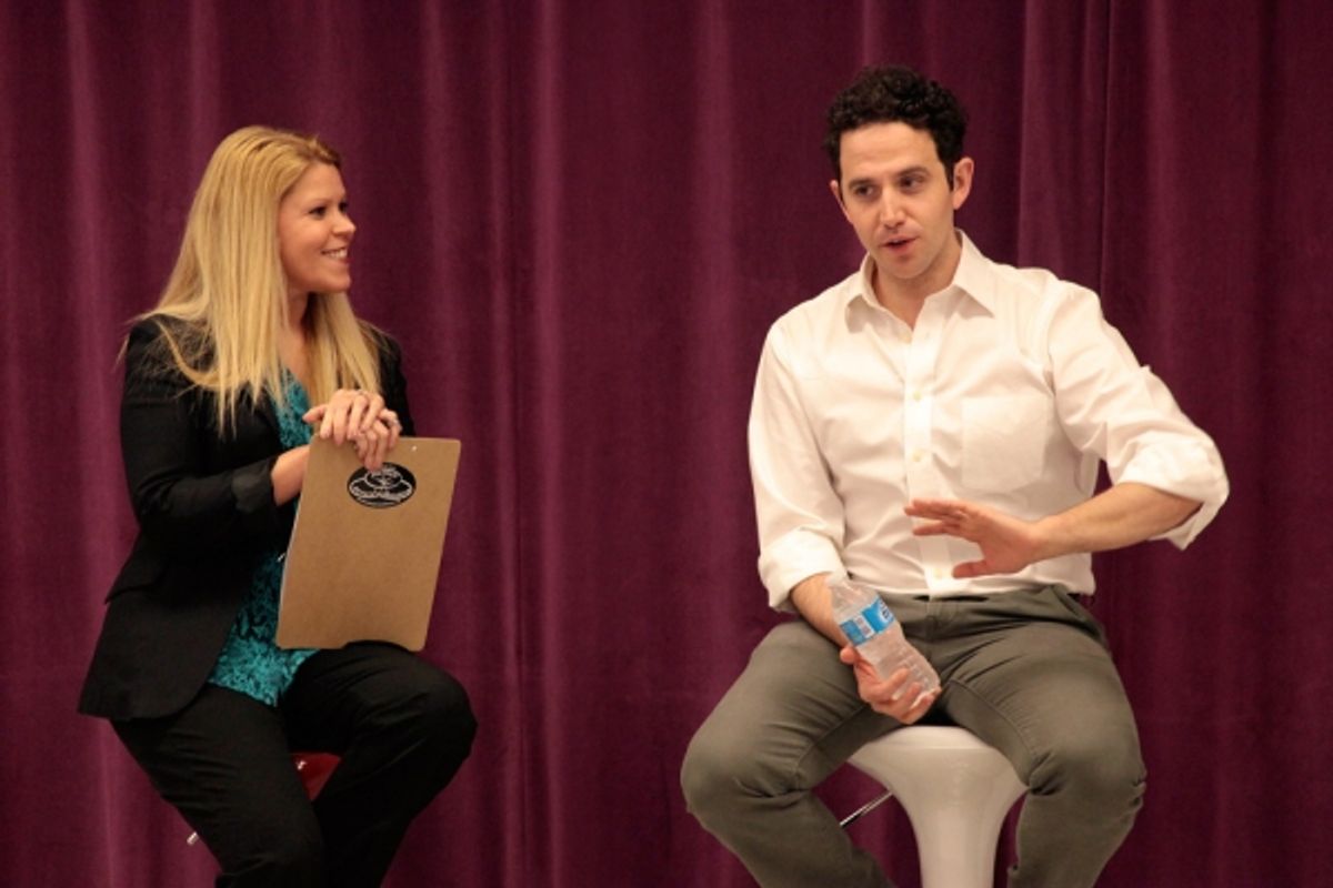 Jennifer Johns, Santino Fontana at 