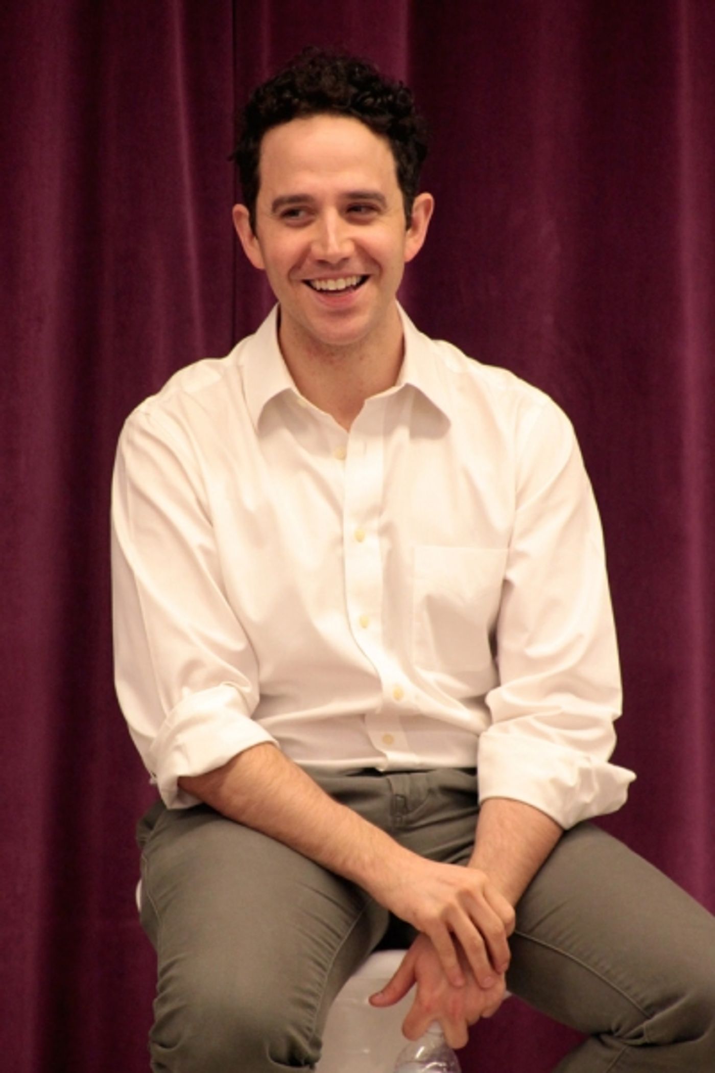 Photo Flash: Tony Nominee Santino Fontana Visits Broadway Artists Alliance  Image