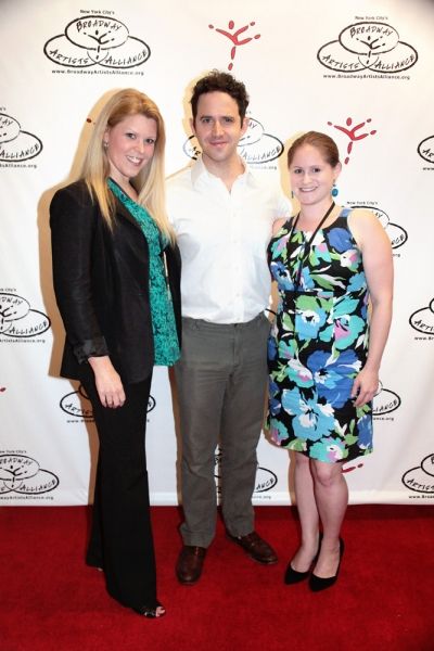 Jennifer Johns (Artistic Director), Santino Fontana, and Michelle R. Lehrman (Admissi Photo