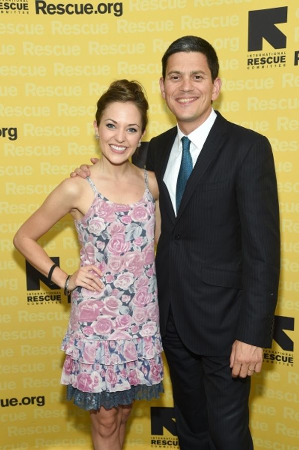 Laura Osnes and David Miliband Photo