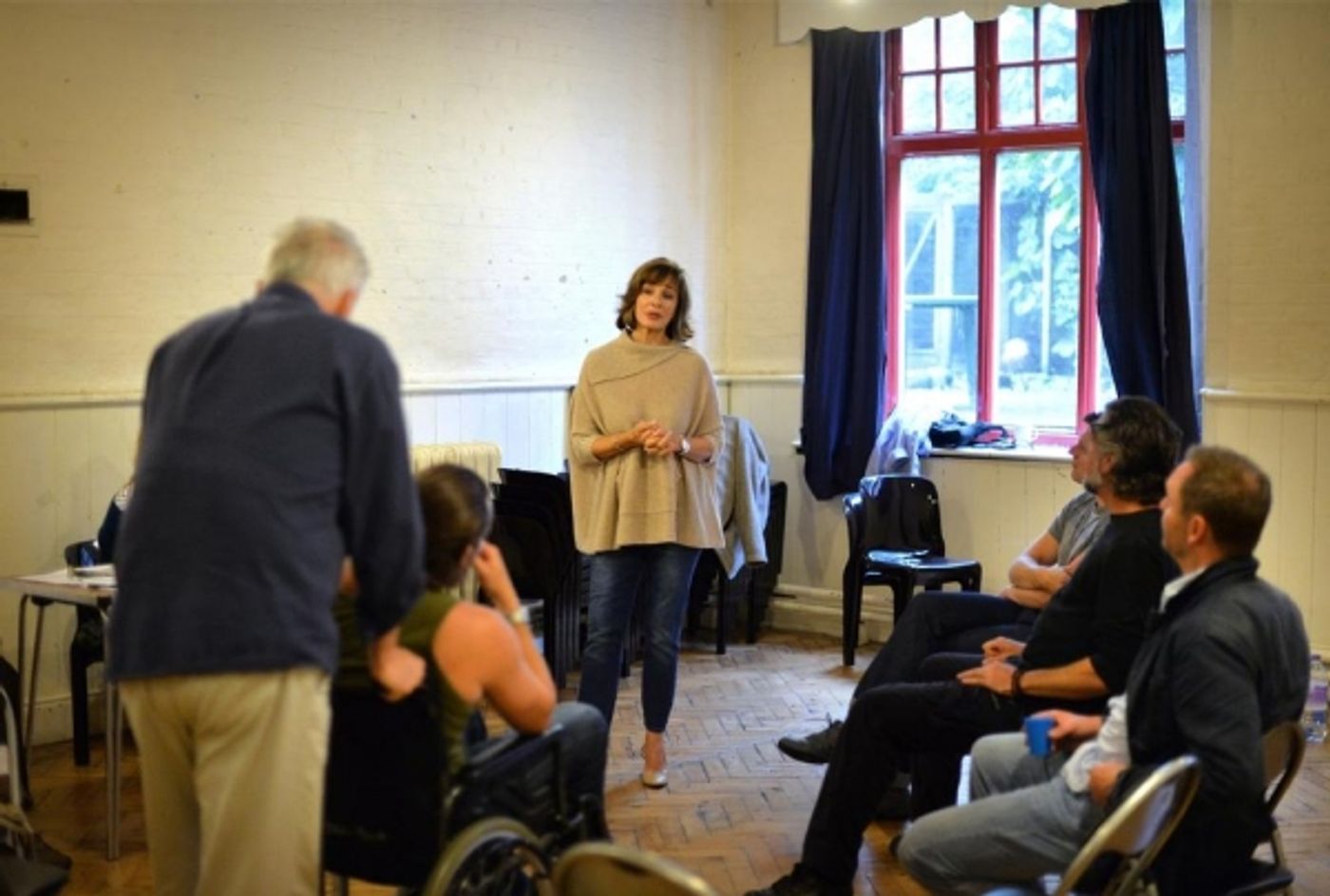 Photo Flash: In Rehearsal with Anne Archer and More for THE TRIAL OF JANE FONDA at Edinburgh Fringe  Image