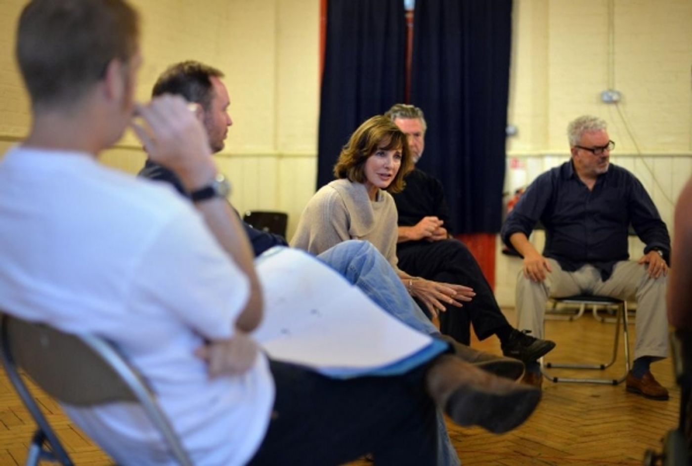 Photo Flash: In Rehearsal with Anne Archer and More for THE TRIAL OF JANE FONDA at Edinburgh Fringe  Image