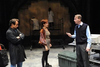 Alex Draper as Leo Katz, Tosca Giustini as Gabriella Pecs, Jonathan Tindle as Oliver  Photo