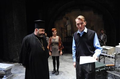 Lawrence Nathanson as Father Sergei Bojovic, Tosca Giustini as Gabriella Pecs, Jonath Photo