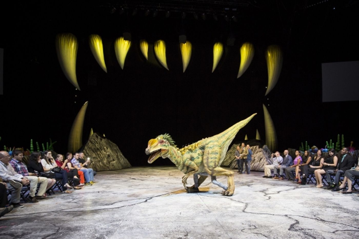 Photo Flash: WALKING WITH DINOSAURS Struts the Catwalk with 'Dinosaur Feathered Fashion Show'  Image