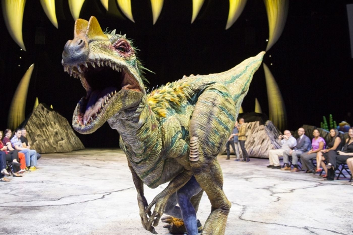 Photo Flash: WALKING WITH DINOSAURS Struts the Catwalk with 'Dinosaur Feathered Fashion Show'  Image