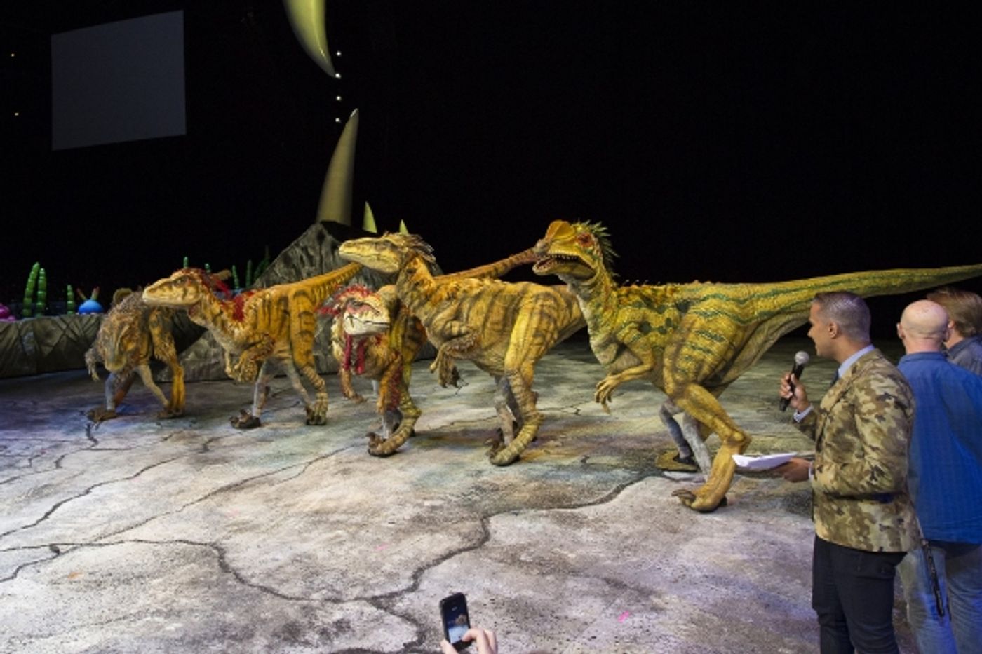 Photo Flash: WALKING WITH DINOSAURS Struts the Catwalk with 'Dinosaur Feathered Fashion Show'  Image