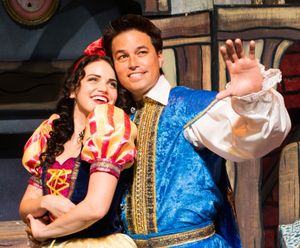 Lindsay Pearce as Snow White and Cliffton Hall as Prince Harry @ BroadwayWorld Lindsay Pearce as Snow White and Cliffton Hall as Prince Harry Photo