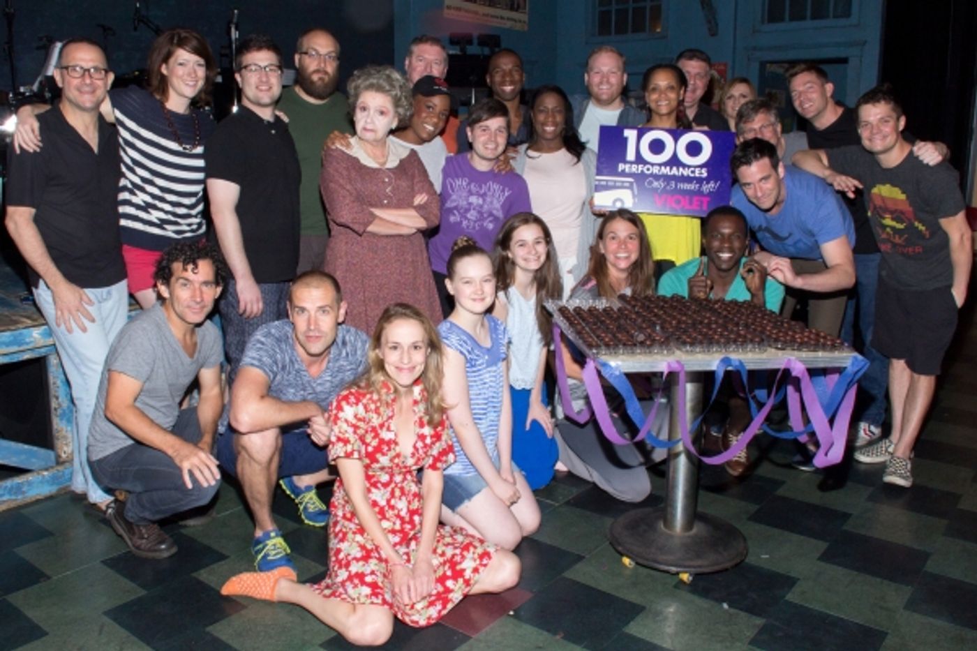 Exclusive Photo Coverage: VIOLET Cast Celebrates 100th Performance on Broadway!  Image