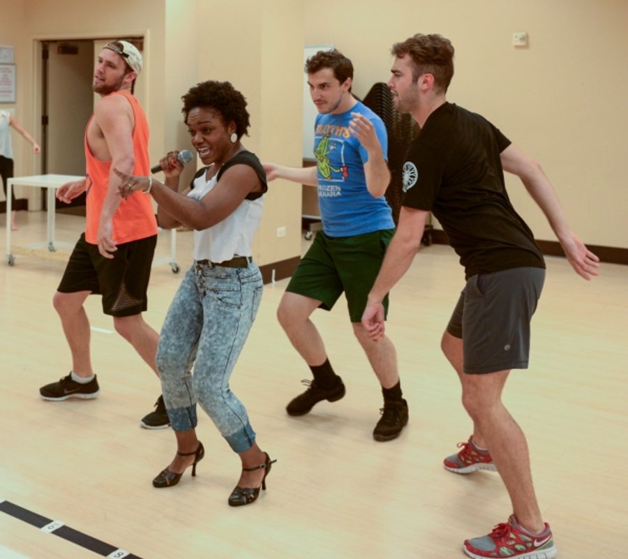 Photo Flash: In Rehearsal with NYMF's PROPAGANDA! THE MUSICAL Image