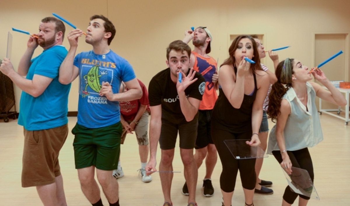 Marc Cornes, Nick Mason, Kenny Morris, Shaun Repetto, Ben Redding, Jillian Wallach, Beth Cheryl Tarnow, and MaryJoanna Grisso at 