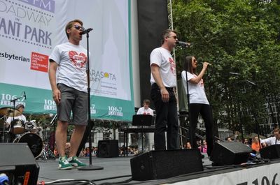 Randy Harrison, Jeremy Kushnier and Sara Gettelfinger Photo