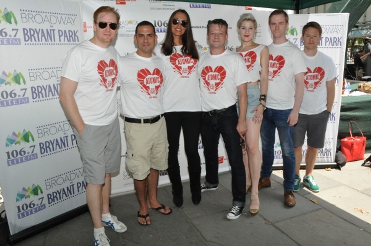 David Abeles, Jonathan Hammond, Sara Gettelfinger, Jeremy Kushnier, Grace Stockdale, James David Larson and Randy Harrison at 