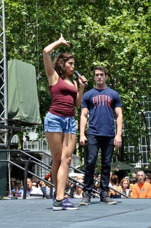 Ciara Renee and Sam Lips @ BroadwayWorld Ciara Renee and Sam Lips Photo