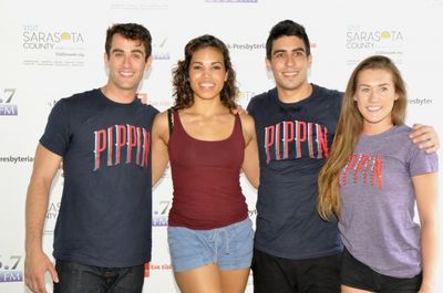 Sam Lips, Ciara Renee, Nicolas Jelmoni and Charlotte O''Sullivan Photo
